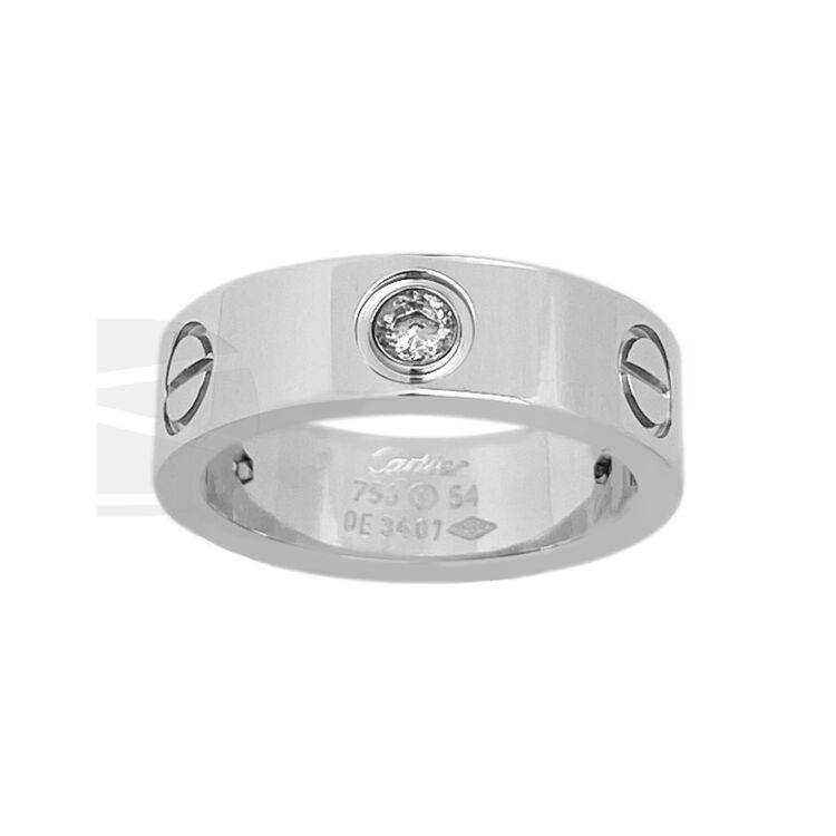 cartier stainless steel ring